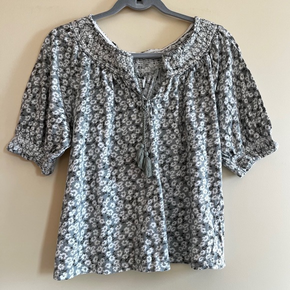 Lucky Brand cotton peasant blouse - Picture 7 of 7